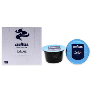 Blue Dek Roast Ground Coffee Pods by Lavazza - 100 Pods Coffee